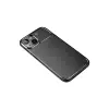 Apple İphone 14 Plus Kılıf Auto Focus Karbon Kapak - Siyah