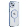 Apple İphone 14 Plus Kılıf Magneticsafe Lazer Silikon - Sierra Blue