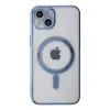 Apple İphone 14 Plus Kılıf Magneticsafe Lazer Silikon - Sierra Blue