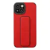 Apple İphone 14 Plus Kılıf Mega Standlı Silikon - Kırmızı