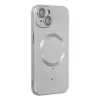 Apple İphone 14 Plus Kılıf Moshi Lens Magneticsafe Silikon - Gümüş