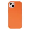Apple İphone 14 Plus Kılıf Nano İçi Kadife Silikon - Turuncu