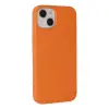 Apple İphone 14 Plus Kılıf Nano İçi Kadife Silikon - Turuncu