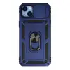 Apple İphone 14 Plus Kılıf Pars Lens Yüzüklü Silikon - Lacivert