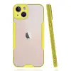 Apple İphone 14 Plus Kılıf Platin Silikon - Sarı