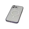 Apple İphone 14 Pro Kılıf Grand Magneticsafe Kapak - Mor
