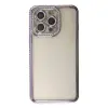 Apple İphone 14 Pro Kılıf Joke Taşlı Silikon - Mor