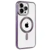Apple İphone 14 Pro Kılıf Kronos Magsafe Kapak - Derin Mor