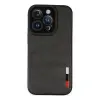 Apple İphone 14 Pro Kılıf Loop Deri Silikon - Siyah