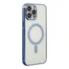 Apple İphone 14 Pro Kılıf Magneticsafe Lazer Silikon - Sierra Blue