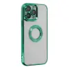 Apple İphone 14 Pro Kılıf Slot Silikon - Köknar Yeşili