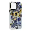 Apple İphone 14 Pro Max Kılıf Estoril Desenli Kapak - Estoril - 13