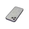 Apple İphone 14 Pro Max Kılıf Grand Magneticsafe Kapak - Mor