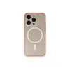 Apple İphone 14 Pro Max Kılıf Grand Magneticsafe Kapak - Pembe