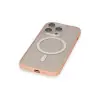 Apple İphone 14 Pro Max Kılıf Grand Magneticsafe Kapak - Pembe