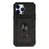Apple İphone 14 Pro Max Kılıf Pars Lens Yüzüklü Silikon - Siyah
