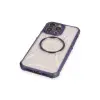 Apple İphone 14 Pro Max Kılıf Prag Magneticsafe Kapak - Derin Mor