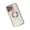 Apple İphone 14 Pro Max Kılıf Slot Silikon - Rose Gold