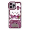 Apple İphone 14 Pro Max Kılıf Sweet Desenli Silikon Kapak - Pembe
