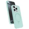 Apple İphone 14 Pro Max Regal Magsafe Standlı Kapak - Su Yeşili