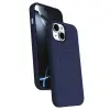 Apple İphone 14 Regal Magsafe Standlı Kapak - Lacivert