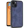 Apple İphone 15 Kılıf Aras Deri Kapak - Lacivert