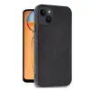 Apple İphone 15 Kılıf Aras Deri Kapak - Siyah