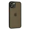 Apple İphone 15 Plus Kılıf Montreal Silikon Kapak - Siyah