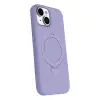 Apple İphone 15 Plus Regal Magsafe Standlı Kapak - Lila
