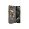 Apple İphone 15 Pro Kılıf Kross Magneticsafe Kapak - Gold