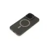 Apple İphone 15 Pro Kılıf Lodos Magneticsafe Mat Kapak - Titan Gri