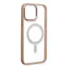 Apple İphone 15 Pro Kılıf Room Magneticsafe Silikon - Pudra
