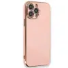 Apple İphone 15 Pro Kılıf Volet Silikon - Pembe