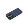 Apple İphone 15 Pro Max Kılıf Anka Pc Magneticsafe Sert Metal Kapak - Lacivert