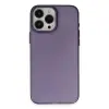Apple İphone 15 Pro Max Kılıf Modos Metal Kapak - Derin Mor