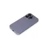 Apple İphone 15 Pro Max Kılıf Nano İçi Kadife Silikon - Lila