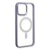 Apple İphone 15 Pro Max Kılıf Room Magneticsafe Silikon - Lila