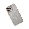 Apple İphone 15 Pro Max Kılıf Room Magneticsafe Silikon - Pudra