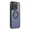 Apple İphone 15 Pro Max Kılıf Slot Silikon - Köknar Yeşili