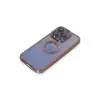 Apple İphone 15 Pro Max Kılıf Slot Silikon - Rose Gold