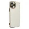 Apple İphone 15 Pro Max Kılıf Volet Silikon - Beyaz
