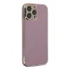 Apple İphone 15 Pro Max Kılıf Volet Silikon - Mor