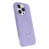 Apple İphone 15 Pro Max Regal Magsafe Standlı Kapak - Lila