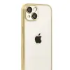 Apple İphone 15 Razer Lensli Silikon - Gold