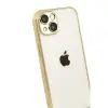 Apple İphone 15 Razer Lensli Silikon - Gold