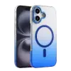Apple İphone 16 Glossy Magsafe Kapak - Mavi