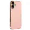 Apple İphone 16 Kılıf Volet Silikon - Pembe