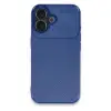 Apple İphone 16 Plus Kılıf Auto Focus Karbon Kapak - Lacivert