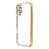 Apple İphone 16 Plus Kılıf Razer Lensli Silikon - Gold
