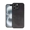 Apple İphone 16 Pro Kılıf Aras Deri Kapak - Siyah